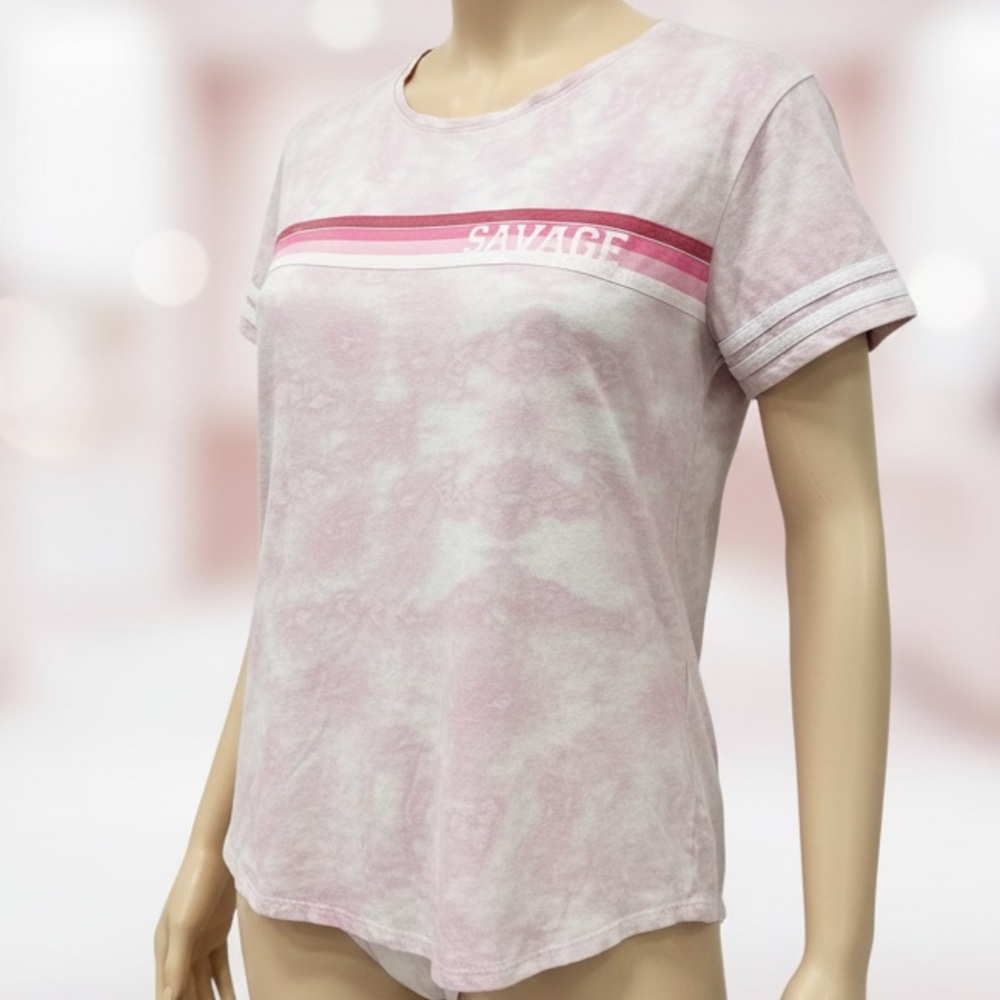 Freeze Pink Tie-Dye Short Sleeve Tee